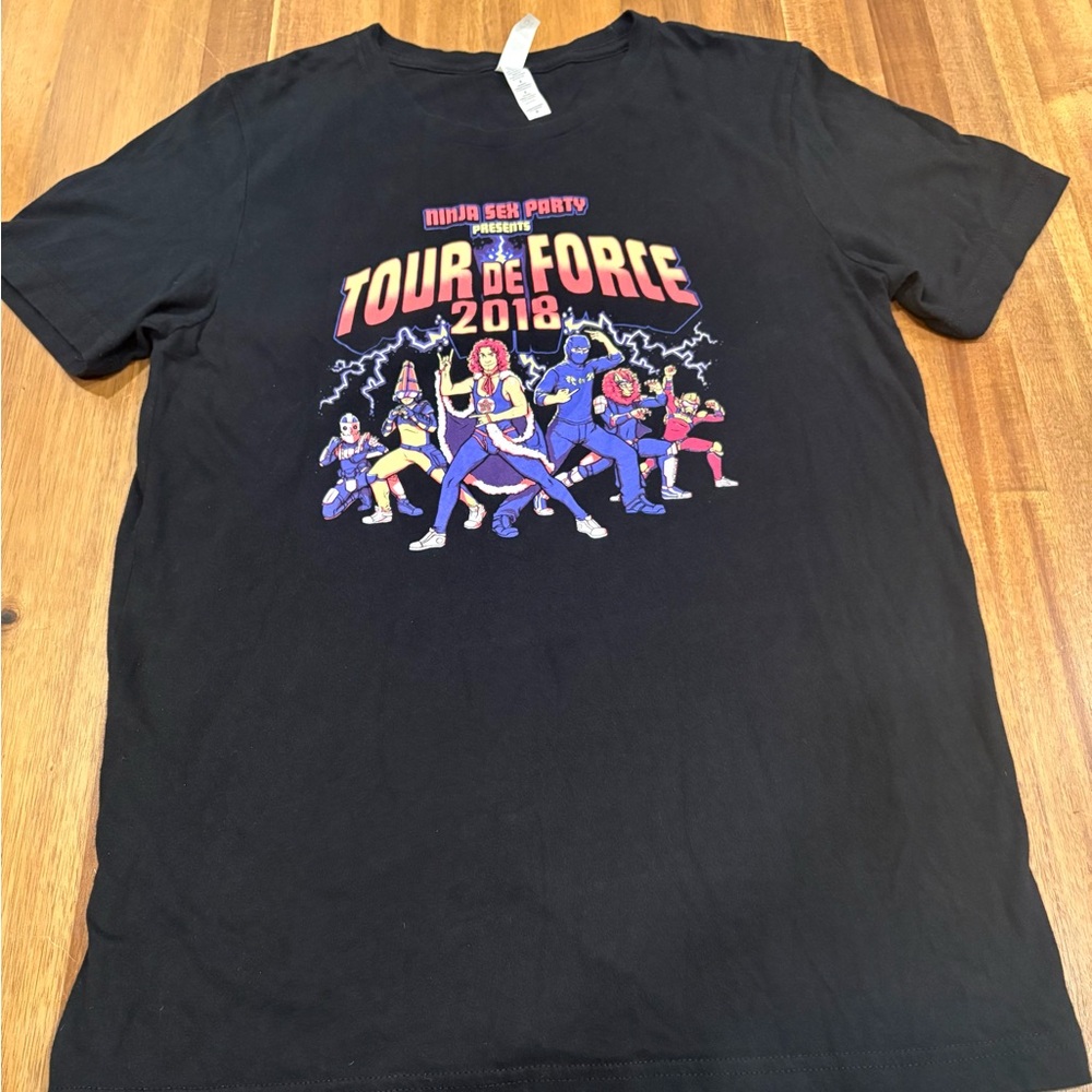 Tour De Force 2018 Graphic Tee - Black Size Medium